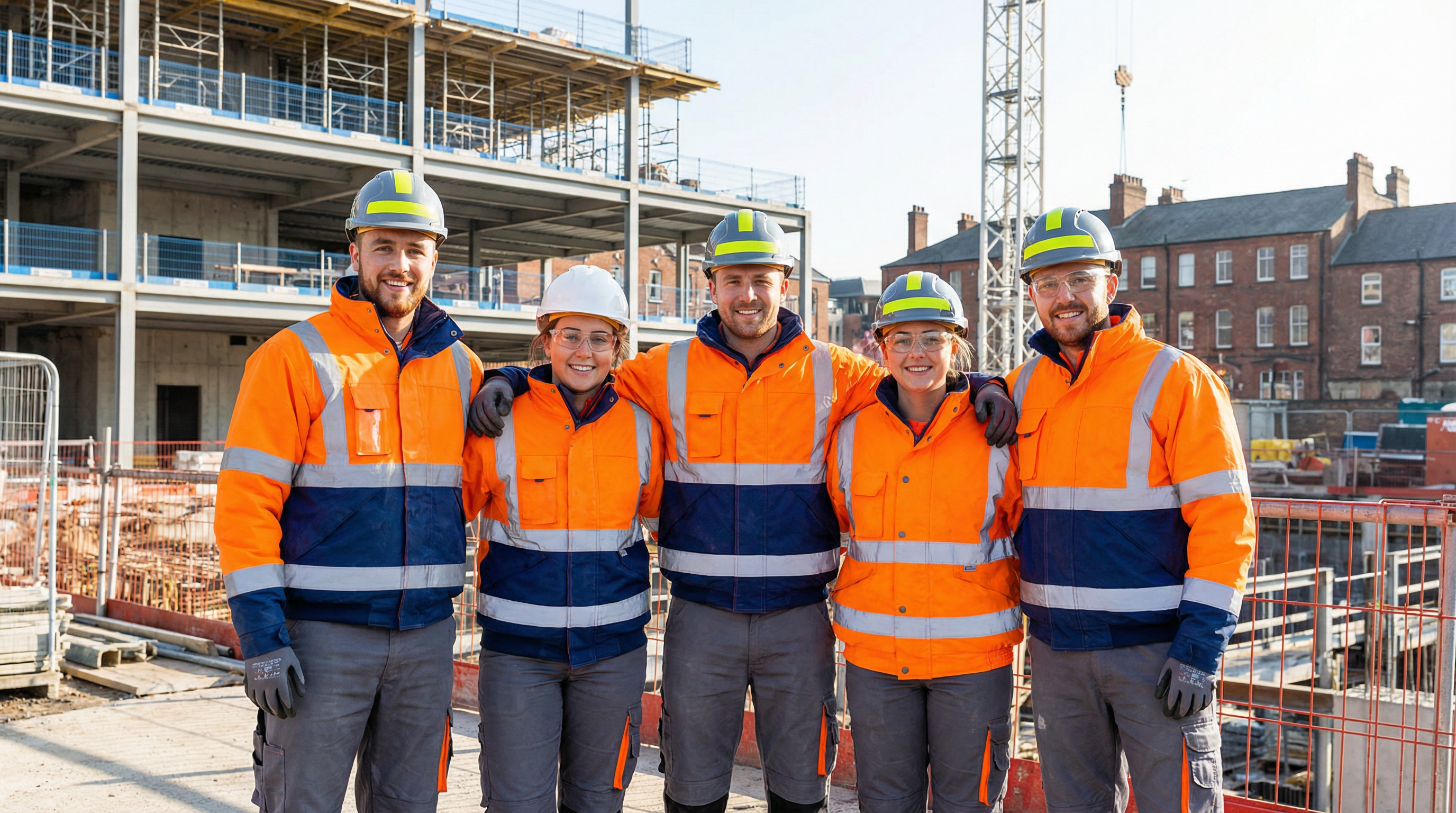Das Team der SAAN GmbH – erfahrene Fachkräfte für Glasfaser und Straßenbau