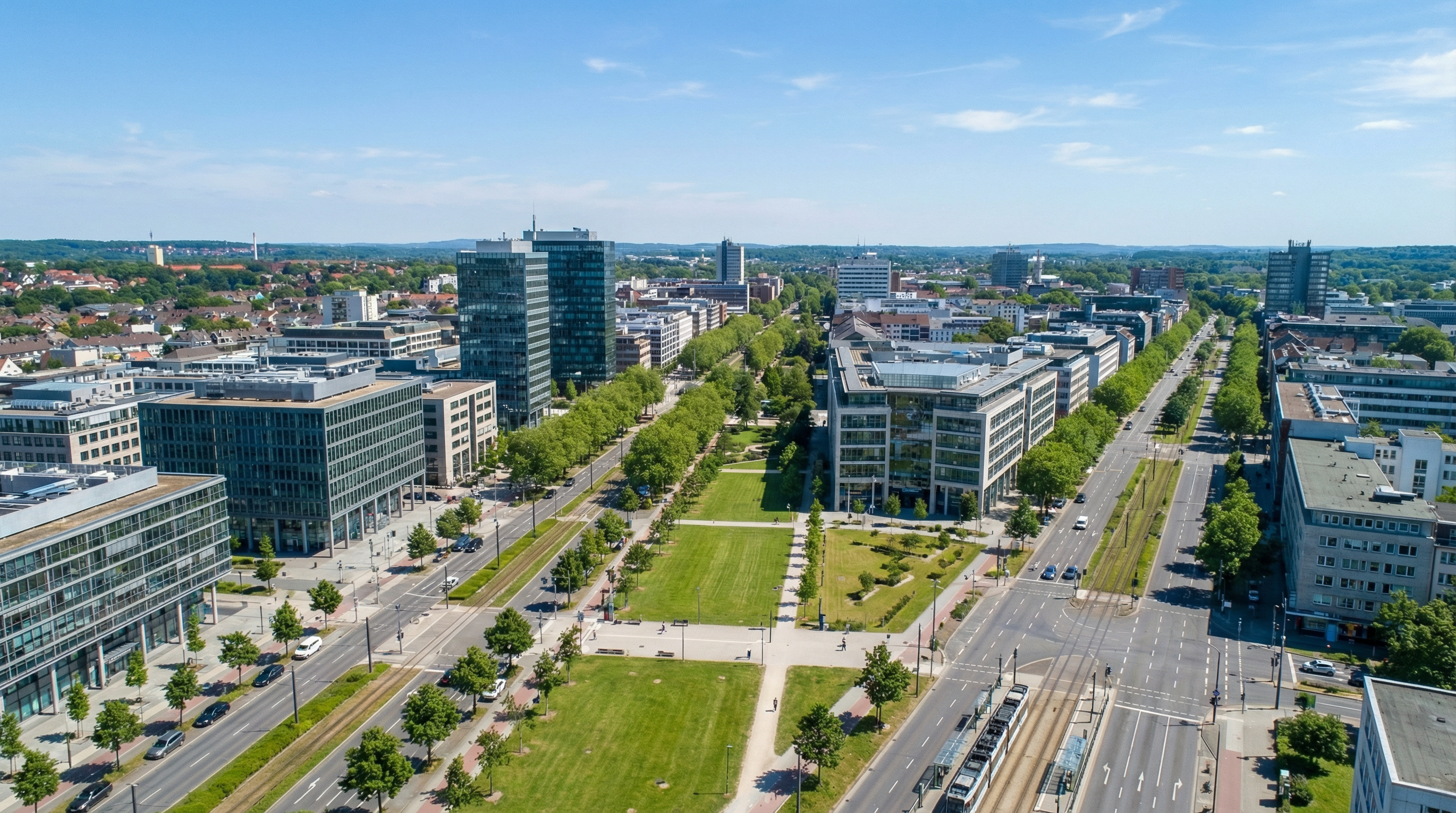 Luftbild Bochum – Servicegebiet der SAAN GmbH